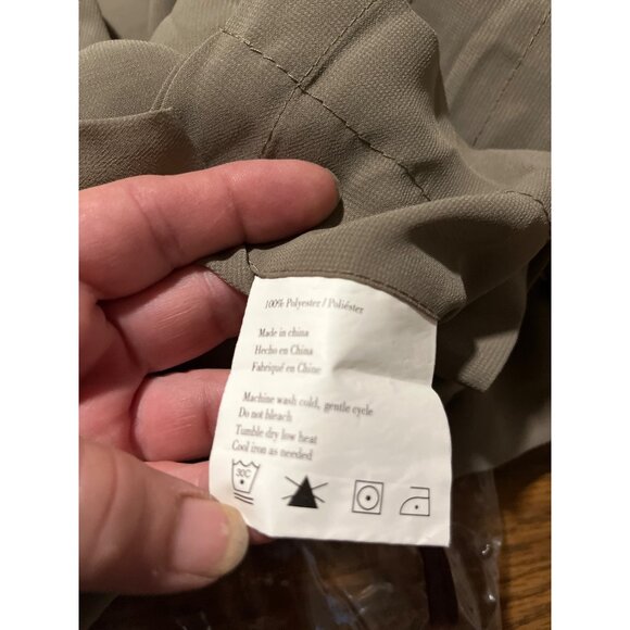 Sage green 54”x87” sheet window panels. Set of two - Picture 3 of 4